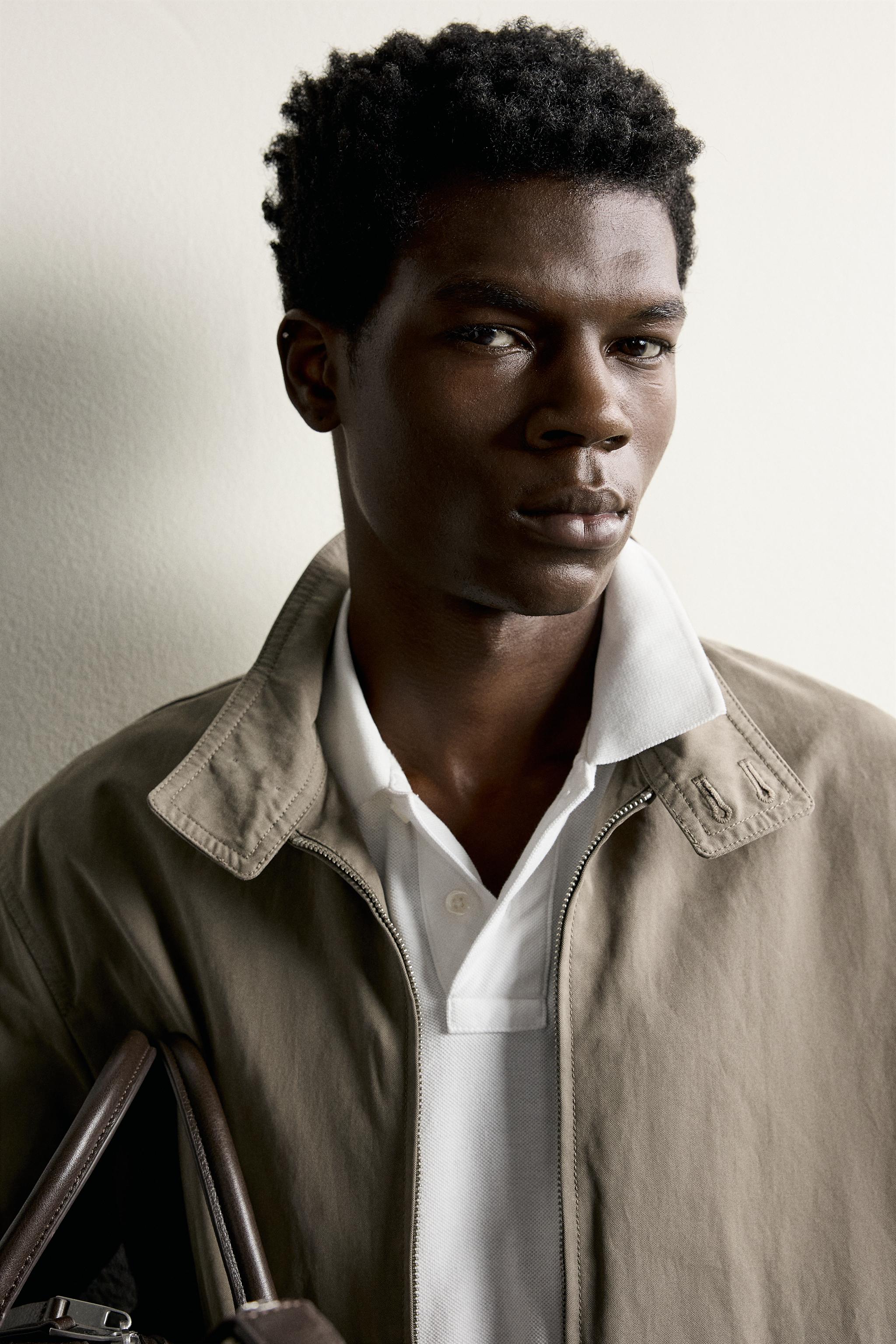 BLOUSON REGULAR FIT EFFET DÉLAVÉ